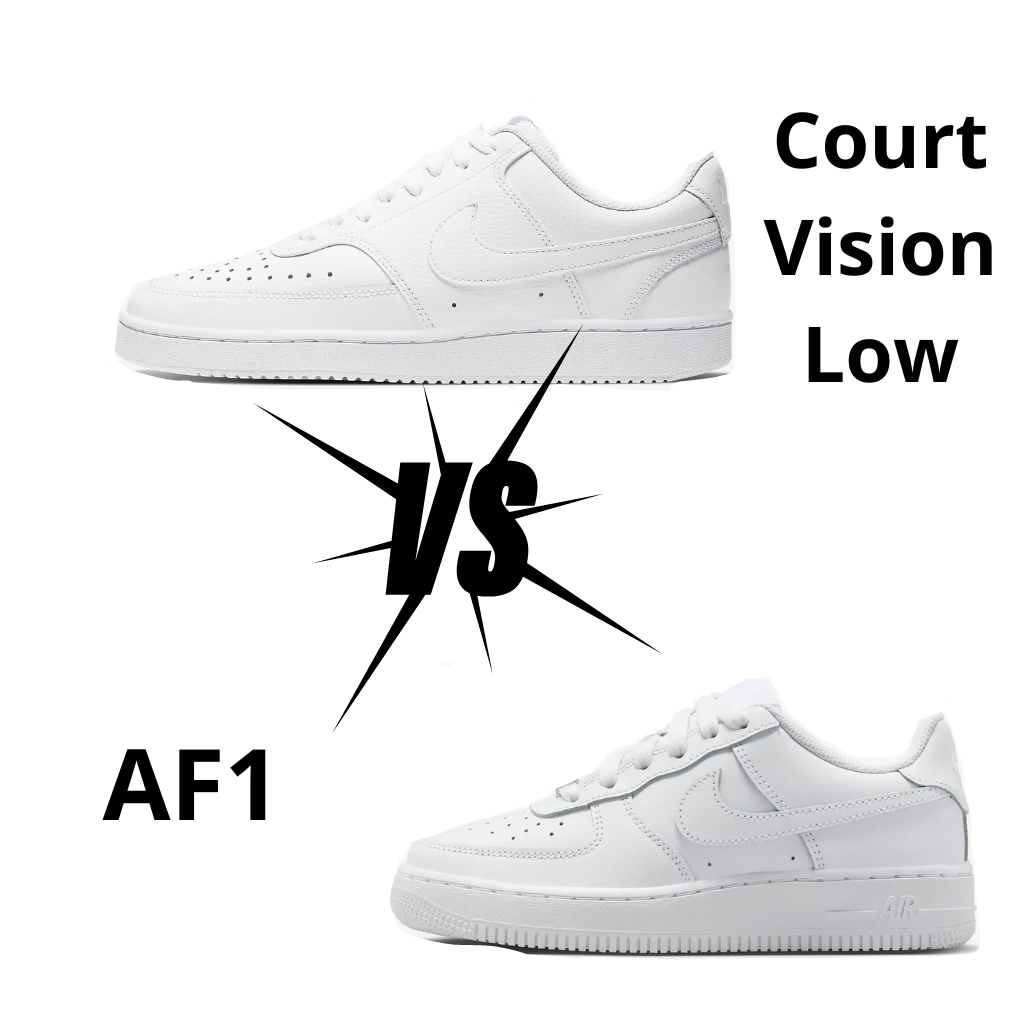 Nike Court Vision Low vs Nike Air Force 1: What’s the Difference?