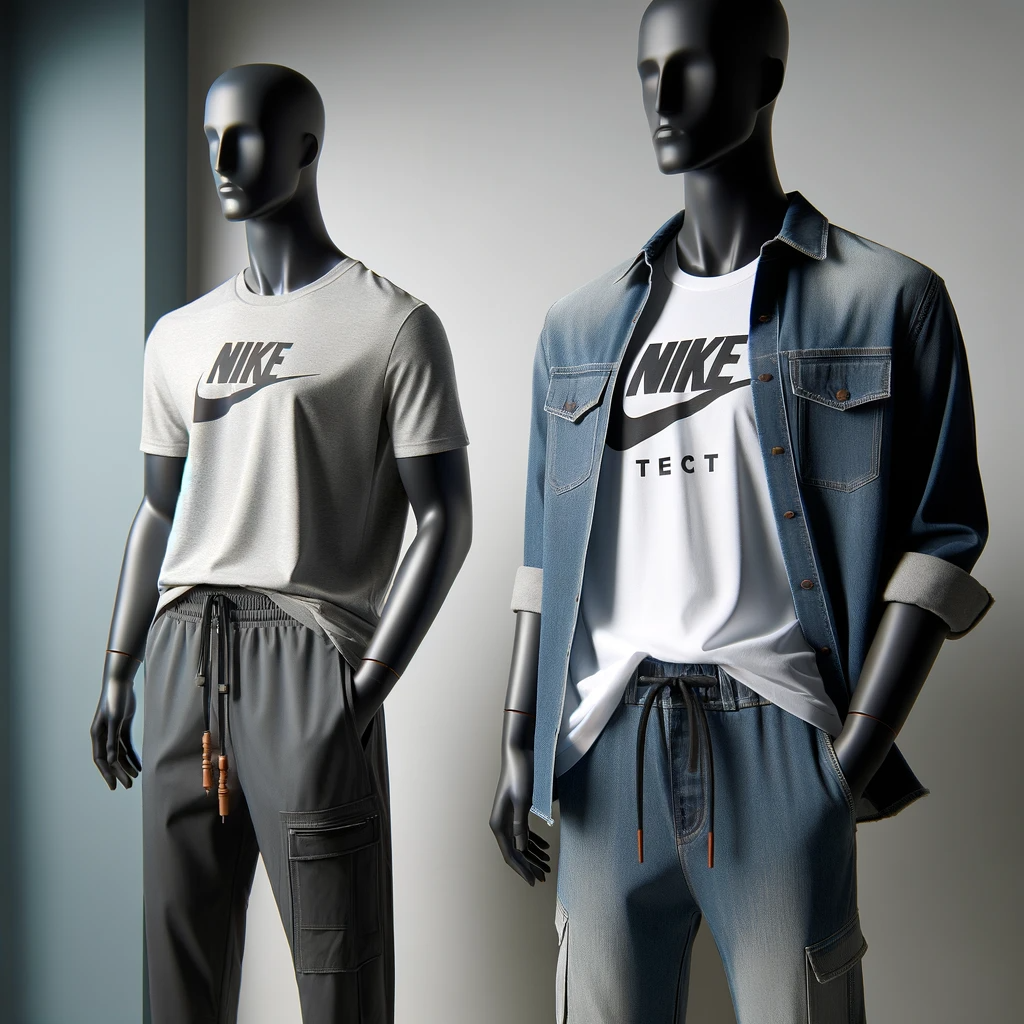 Nike Tech Pants with T-Shirts
