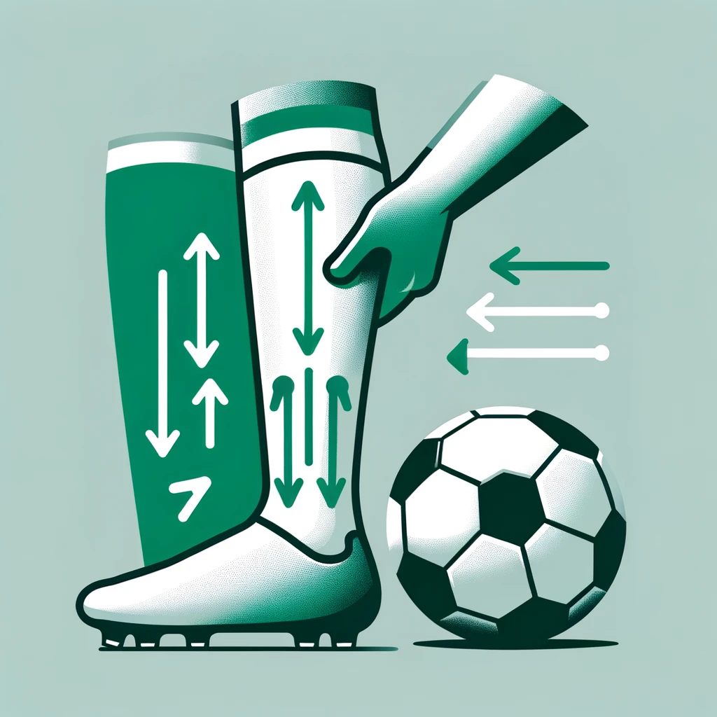 How to put on soccer shin guards?